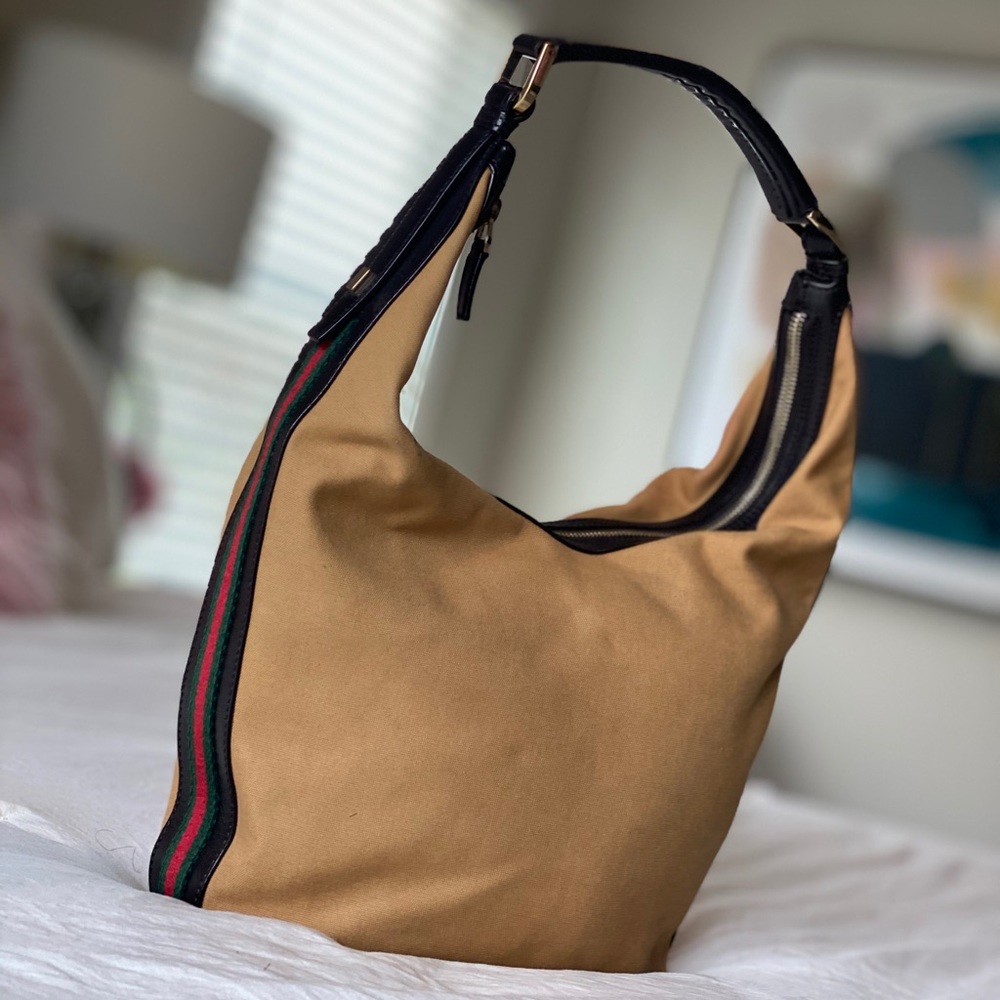 GUCCI CANVAS HOBO